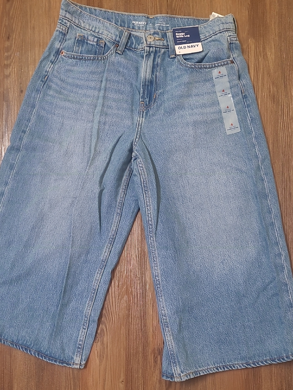Old Navywomen,s' Light Wash‎ Relaxed Straight Jeans